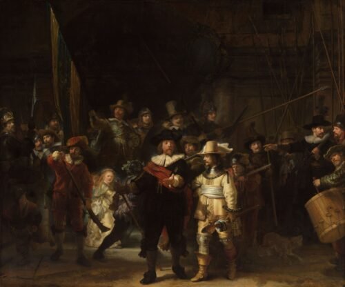 The night watch painting by Rembrandt